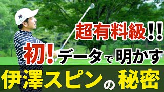 アマチュアにも打てるスピンと伊澤スピンの秘密！特別に初公開いたします。【アプローチの神】【伊澤秀憲】 [upl. by Papotto]