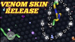 Slitherio AI 120000 Score EPIC Slitherio GamePlay  Venom Skin Release Code Update [upl. by Diskin]