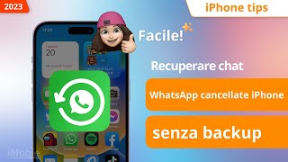 3 modi ✅✅Come recuperare i messaggi WhatsApp cancellati su iPhone 2024 [upl. by Medwin]