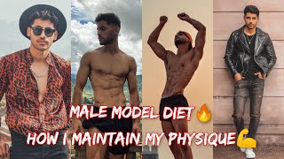 MALE MODEL DIET💙🥗 WHAT I EAT TO MAINTAIN MY PHYSIQUE 🔥💪 [upl. by Rebecka]