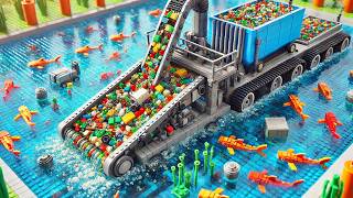 Lego Technology Remove Millions Of Plastics From The Ocean 🗑️ Lego Auto Tech [upl. by Lasyrc917]