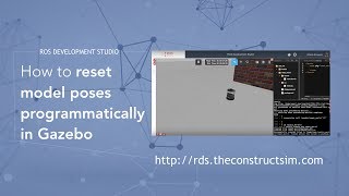 ROS QampA 014  How to Reset Model Poses Programmatically in Gazebo [upl. by Bryna]