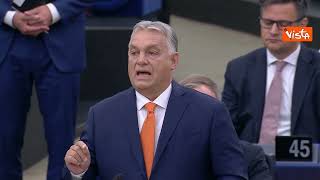 Orban quotIn Ucraina stiamo perdendo e lEuropa si comporta come se non fosse veroquot [upl. by Mahda]