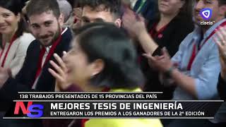 Se conocieron los ganadores del Concurso Mejores Tesis de Ingeniería de INVAP 2024 [upl. by Nahtnahoj]