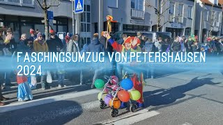 Faschingsumzug Petershausen 2024 [upl. by Chelsy]