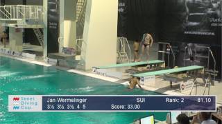 Senet Diving Cup 2017 Men 1m Open Preliminary [upl. by Stanwood]