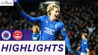 Rangers 21 Aberdeen  Cantwell Spoils Warnock’s First Game In Charge  cinch Premiership [upl. by Nannoc827]