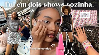 fui em dois shows da taylor swift sozinha  vlog grwm viagem comprinhas [upl. by Ajan652]