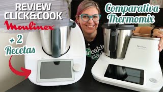 OPINIÓN Robot de Cocina CLICK amp COOK MOULINEX Comparativa THERMOMIX  Recetas [upl. by Agnes]