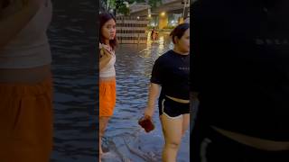 When typhoon hits  manila is flooded travel flood walkthrough [upl. by Sasha]