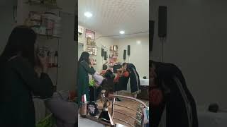 Threading wax facialtrendingvideo viralvideo highlookbridalhairlook haircut [upl. by Kimmie]