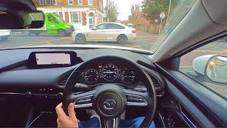 Relaxing Sunday POV Drive From Mitcham To Thornton Heath London In My Mazda 3  ASMR  4 Wheel Reel [upl. by Schroeder]