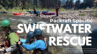 Packraft Swiftwater Rescue  APA Packrafting Round 2024 [upl. by Yenruoj750]