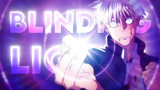 Gojo Satoru  Blinding Lights EditAMV [upl. by Okime]