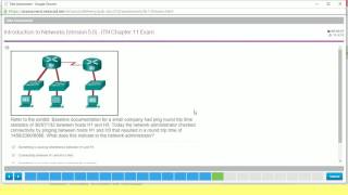 CISCO  CISCO Networking Academy  CCNA 1   Chapter 11 Exam  Latest [upl. by Daniel]