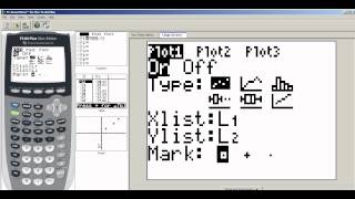 1 Setting Up TI8483 for Linear Regression [upl. by Aisital]