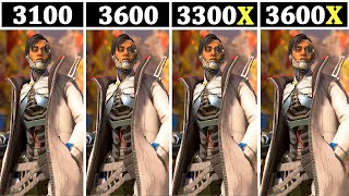 Ryzen 3100 vs 3300X vs 3600 vs 3600X  TESTED 12 GAMES [upl. by Nanreh]