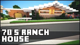 Minecraft  70s Ranch House [upl. by Cristobal450]