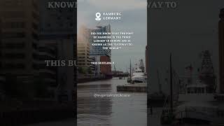 1 interesting fact about German city Hamburg 🛥 Germany [upl. by Xuaeb243]