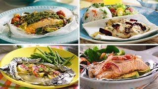 4 recetas de pescado empapelado [upl. by Anived]