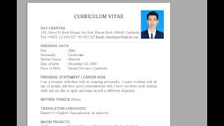 How To Put Line In Resume In Word [upl. by Purpura]