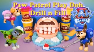 PAW PATROL Play Doh Drill n Fill Toys Video Parody [upl. by Rida]