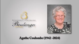 Agathe Coulombe 1942 2024 [upl. by Afaw7]