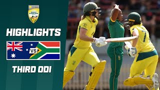 Australia v South Africa 202324  Third ODI [upl. by Berga]