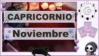 CAPRICORNIO ♑️ Amor 💖 Noviembre 2024 [upl. by Nevlin]