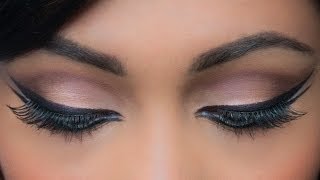 DUAL WINGTIP EYELINER SHARMILA TAGORE INSPIRED  Get The Look [upl. by Witha]