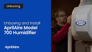 Unboxing amp Install  AprilAire Model 700 Humidifier [upl. by Tommie]