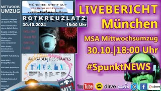 LIVE  MUC3010  MSA Mittwochsumzug  Gastredner Regisseur Filmemacher Alexander Tuschinski [upl. by Ahseuqal]