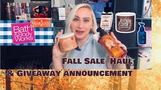 BathampBody Works Fall Sale Haul [upl. by Aivatco669]