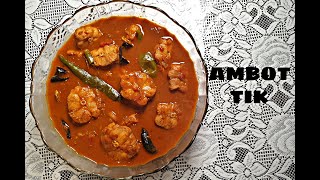 Ambot Tik  Goan Recipe  Sour amp Spicy Shark Fish Curry [upl. by Amadas]