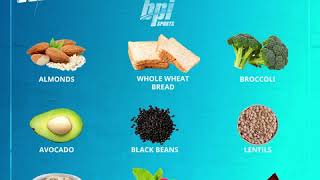 High Fiber Foods List  BPI Guides [upl. by Irahcaz436]