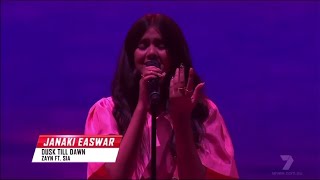 Janaki Easwar  Dusk Till Dawn  The Voice Australia 2021  Latest Episode [upl. by Ontina]