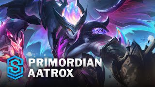 Primordian Aatrox Skin Spotlight  League of Legends [upl. by Hilbert]