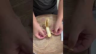 vegetable carving easy ideas banana fruit fruitsandvegetablescarving [upl. by Britney414]