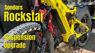 SONDORS ROCKSTAR Ebike ⚡️Rockshox Yari install [upl. by Inalan]