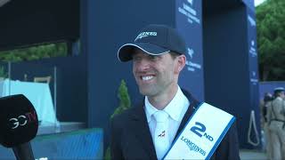 Simon Delestre 2nd Place Interview LGCT Grand Prix Of St Tropez 2024 🎬 [upl. by Egidius]