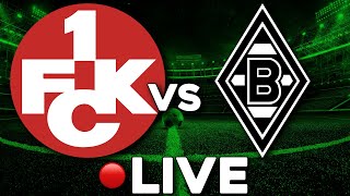 🔴 LIVE  DFBPokal  Kaiserslautern vs Borussia MGladbach  LiveTalk DFBPokal 1 Runde [upl. by Naryb]