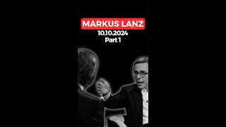 MARKUS LANZ Sendung  10102024  Part 1  POLITIKUPDATES [upl. by Cressida398]