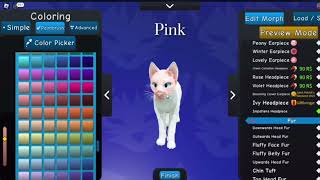 UPDATED WCUE FurEyePaw Color Glitch Tut with Impatiens Headpiece [upl. by Alyahsal]