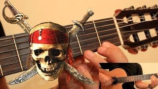 PIRATAS DO CARIBE  Violão  Solo  PARTE 13 [upl. by Wun726]