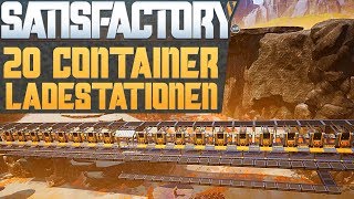 SATISFACTORY RIESEN BAHNHOF Satisfactory Deutsch German Gameplay 201 [upl. by Enimrej]