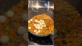 Ground pork and beef mixture with quail eggs [upl. by Misha]