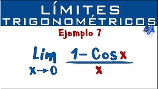 Límites Trigonométricos  Ejemplo 7 [upl. by Guglielma]