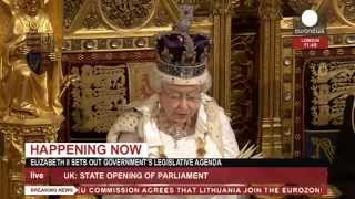 Queen Elizabeth II Speech to Parliament 2014 recorded live feed [upl. by Reseta17]