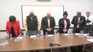 WATCH School board has moment of silence for SC fifth grader who died after fight [upl. by Einor]