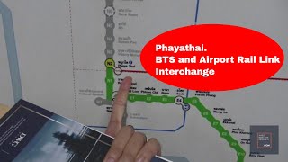 Phayathai Interchange Of BTS And Airport Rail Link [upl. by Lisle774]